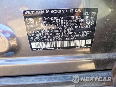 Zdjęcie 13 z 13 samochodu: 2025 HONDA HR-V LX VIN:3CZRZ1H38SM753299 - miniatura
