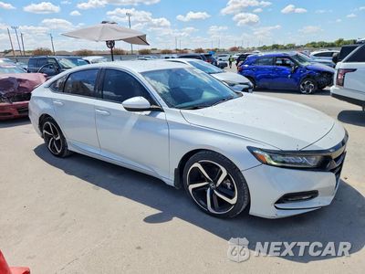 Czwarte zdjęcie samochodu z boku: 2020 HONDA ACCORD SPORT VIN:1HGCV1F30LA078154 - miniatura