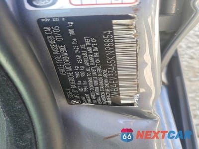 Zdjęcie 12 z 12 samochodu: 2005 BMW 325 I VIN:WBAEV33465KN98854 - miniatura