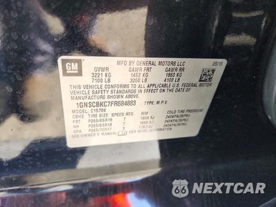 Zdjęcie 13 z 13 samochodu: 2015 CHEVROLET TAHOE C1500 LT VIN:1GNSCBKC7FR684883 - miniatura
