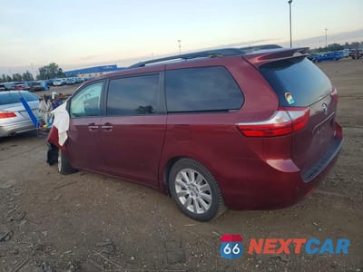 Drugie zdjęcie samochodu z przodu: 2015 TOYOTA SIENNA XLE 7-PASSENGER VIN:5TDDK3DC2FS106909 - miniatura