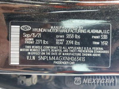 Zdjęcie 12 z 12 samochodu: 2022 HYUNDAI ELANTRA SEL VIN:5NPLM4AGXNH063413 - miniatura