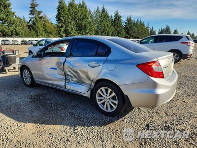 Drugie zdjęcie samochodu z przodu: 2012 HONDA CIVIC EXL VIN:2HGFB2F95CH504468 - miniatura