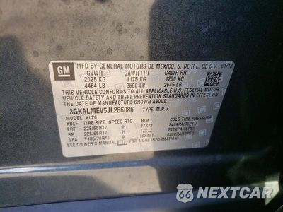 Zdjęcie 13 z 13 samochodu: 2018 GMC TERRAIN SLE VIN:3GKALMEV5JL286086 - miniatura
