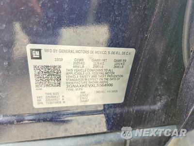 Zdjęcie 14 z 14 samochodu: 2020 CHEVROLET EQUINOX LT VIN:3GNAXKEVXLS564906 - miniatura