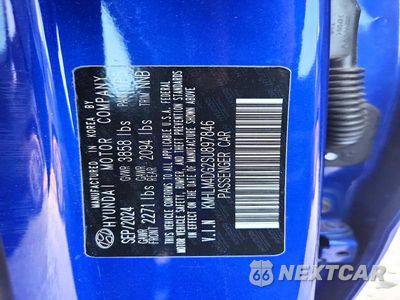Zdjęcie 13 z 13 samochodu: 2025 HYUNDAI ELANTRA SEL SPORT VIN:KMHLM4DG2SU897846 - miniatura