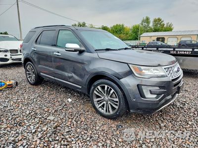 Czwarte zdjęcie samochodu z boku: 2017 FORD EXPLORER PLATINUM VIN:1FM5K8HT2HGD81233 - miniatura
