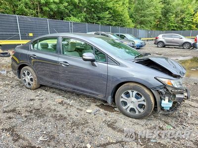 Czwarte zdjęcie samochodu z boku: 2013 HONDA CIVIC HYBRID VIN:19XFB4F22DE200122 - miniatura