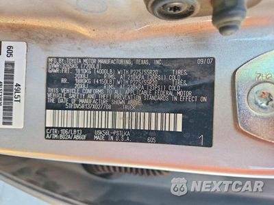Zdjęcie 13 z 13 samochodu: 2007 TOYOTA TUNDRA LIMITED VIN:5TFDV58137X027708 - miniatura
