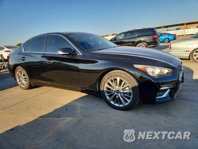 Czwarte zdjęcie samochodu z boku: 2021 INFINITI Q50 LUXE VIN:JN1EV7BP6MM700908 - miniatura