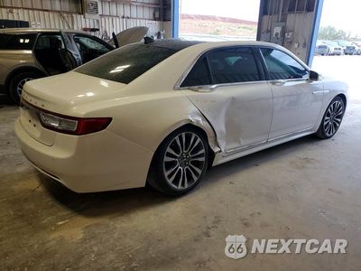 Trzecie zdjęcie samochodu z tyłu: 2019 LINCOLN CONTINENTAL SELECT VIN:1LN6L9SK1K5605957 - miniatura