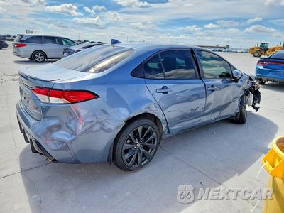 Trzecie zdjęcie samochodu z tyłu: 2024 TOYOTA COROLLA HYBRID SE VIN:JTDBCMFE2RJ017187 - miniatura