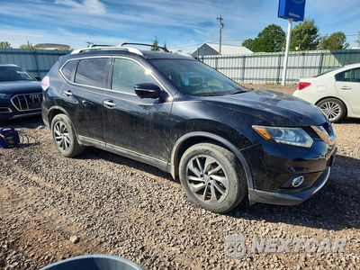Czwarte zdjęcie samochodu z boku: 2015 NISSAN ROGUE SL VIN:5N1AT2MV9FC802241 - miniatura