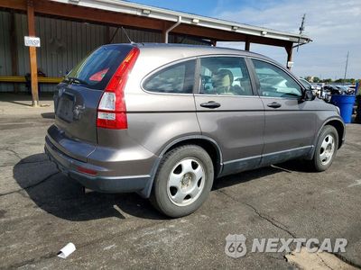 Trzecie zdjęcie samochodu z tyłu: 2010 HONDA CR-V LX VIN:5J6RE4H31AL054299 - miniatura