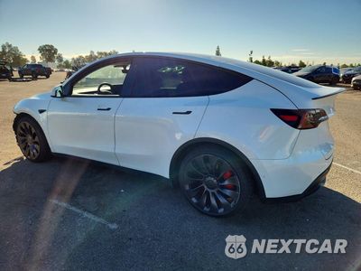 Drugie zdjęcie samochodu z przodu: 2021 TESLA MODEL Y VIN:5YJYGDEF3MF240086 - miniatura
