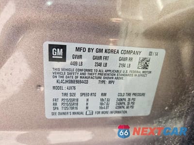 Zdjęcie 13 z 13 samochodu: 2014 BUICK ENCORE PREMIUM VIN:KL4CJHSB6EB694433 - miniatura