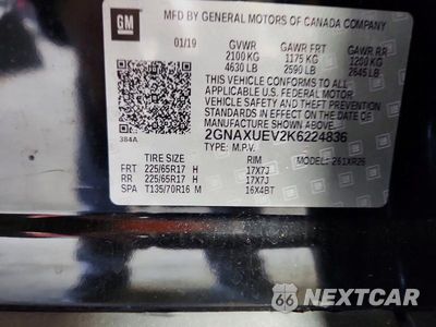 Zdjęcie 13 z 13 samochodu: 2019 CHEVROLET EQUINOX LT VIN:2GNAXUEV2K6224836 - miniatura