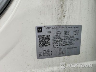 Zdjęcie 13 z 13 samochodu: 2021 CHEVROLET EQUINOX LT VIN:2GNAXKEV3M6102817 - miniatura