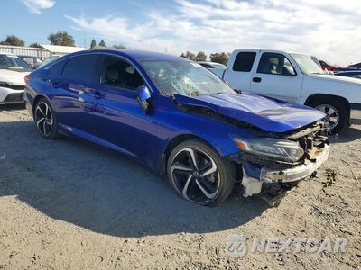 Czwarte zdjęcie samochodu z boku: 2020 HONDA ACCORD SPORT VIN:1HGCV1F33LA149136 - miniatura