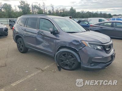 Czwarte zdjęcie samochodu z boku: 2022 HONDA PILOT SE VIN:5FNYF6H25NB057796 - miniatura