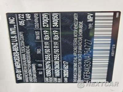 Zdjęcie 14 z 14 samochodu: 2022 MERCEDES-BENZ GLE 350 4MATIC VIN:4JGFB4KB3NA754727 - miniatura