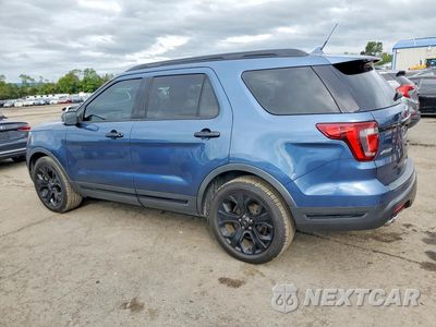 Drugie zdjęcie samochodu z przodu: 2019 FORD EXPLORER SPORT VIN:1FM5K8GT8KGA82628 - miniatura