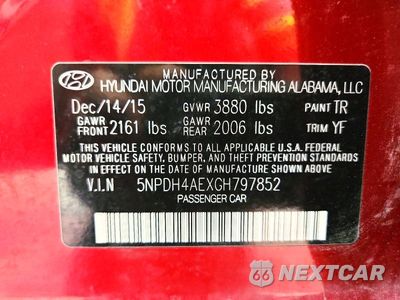 Zdjęcie 12 z 12 samochodu: 2016 HYUNDAI ELANTRA SE VIN:5NPDH4AEXGH797852 - miniatura