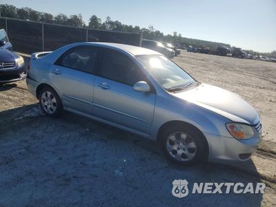 Czwarte zdjęcie samochodu z boku: 2008 KIA SPECTRA LX VIN:KNAFE121085540340 - miniatura