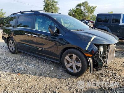Czwarte zdjęcie samochodu z boku: 2019 HONDA ODYSSEY EXL VIN:5FNRL6H76KB131134 - miniatura