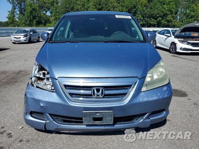Piąte zdjęcie samochodu w środku: 2005 HONDA ODYSSEY EXL VIN:5FNRL38715B094934 - miniatura