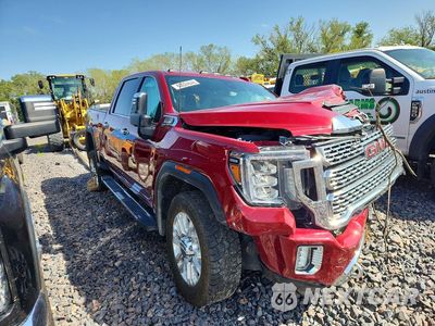 Czwarte zdjęcie samochodu z boku: 2020 GMC SIERRA K3500 DENALI VIN:1GT49WEY4LF188189 - miniatura