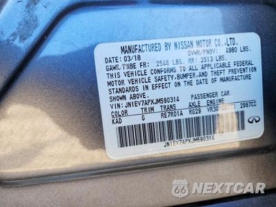 Zdjęcie 12 z 12 samochodu: 2018 INFINITI Q50 3.0T LUXE VIN:JN1EV7APXJM590314 - miniatura