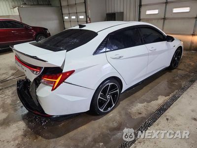 Trzecie zdjęcie samochodu z tyłu: 2023 HYUNDAI ELANTRA N LINE VIN:KMHLR4AF9PU543102 - miniatura