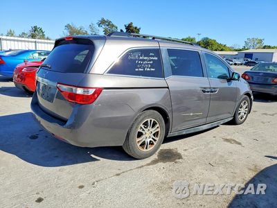 Trzecie zdjęcie samochodu z tyłu: 2012 HONDA ODYSSEY EXL VIN:5FNRL5H68CB028526 - miniatura