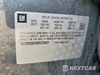Zdjęcie 12 z 12 samochodu: 2017 CHEVROLET MALIBU PREMIER VIN:1G1ZH5SXXHF270457 - miniatura