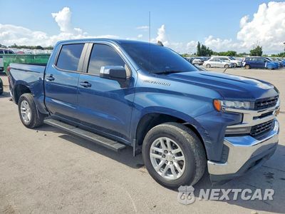 Czwarte zdjęcie samochodu z boku: 2019 CHEVROLET SILVERADO C1500 LT VIN:1GCPWCED7KZ186872 - miniatura