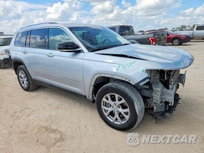 Czwarte zdjęcie samochodu z boku: 2021 JEEP GRAND CHEROKEE L LIMITED VIN:1C4RJKBG5M8104257 - miniatura