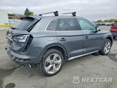 Trzecie zdjęcie samochodu z tyłu: 2022 AUDI Q5 PREMIUM PLUS 45 VIN:WA1EAAFY4N2132352 - miniatura