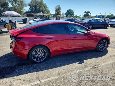 Trzecie zdjęcie samochodu z tyłu: 2022 TESLA MODEL 3 VIN:5YJ3E1EAXNF191909 - miniatura