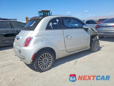 Trzecie zdjęcie samochodu z tyłu: 2012 FIAT 500 LOUNGE VIN:3C3CFFER9CT109249 - miniatura