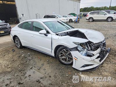 Czwarte zdjęcie samochodu z boku: 2021 HYUNDAI SONATA SEL VIN:5NPEL4JA2MH082379 - miniatura