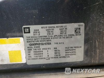Zdjęcie 13 z 13 samochodu: 2013 GMC ACADIA SLE VIN:1GKKRPKD1DJ187664 - miniatura