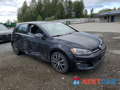 Czwarte zdjęcie samochodu z boku: 2015 VOLKSWAGEN GOLF VIN:3VW217AUXFM038600 - miniatura