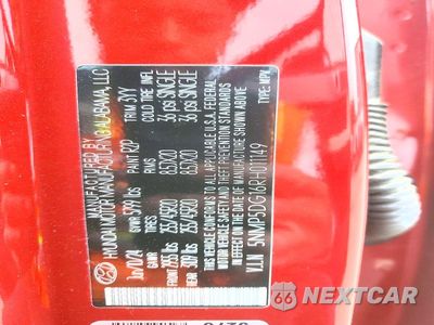 Zdjęcie 14 z 14 samochodu: 2024 HYUNDAI SANTA FE CALLIGRAPHY VIN:5NMP5DG16RH011149 - miniatura