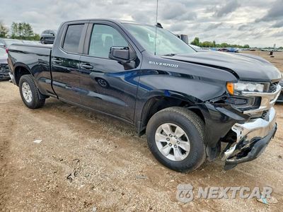 Czwarte zdjęcie samochodu z boku: 2019 CHEVROLET SILVERADO K1500 LT VIN:1GCRYDEK1KZ239301 - miniatura