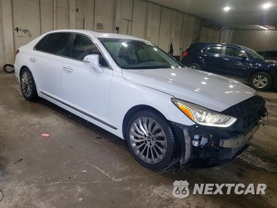 Czwarte zdjęcie samochodu z boku: 2017 GENESIS G90 PREMIUM VIN:KMHG34JA8HU034823 - miniatura