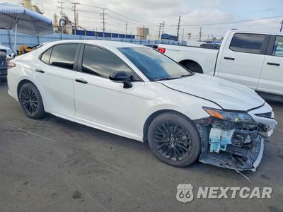 Czwarte zdjęcie samochodu z boku: 2021 TOYOTA CAMRY SE NIGHTSHADE VIN:4T1T11BK4MU035150 - miniatura