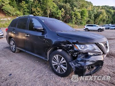 Czwarte zdjęcie samochodu z boku: 2019 NISSAN PATHFINDER SL VIN:5N1DR2MM9KC600321 - miniatura