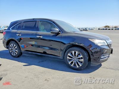 Czwarte zdjęcie samochodu z boku: 2015 ACURA MDX TECHNOLOGY VIN:5FRYD3H49FB009174 - miniatura