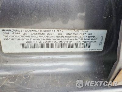 Zdjęcie 12 z 12 samochodu: 2006 VOLKSWAGEN JETTA 2.5L LEATHER VIN:3VWDF71K76M704109 - miniatura